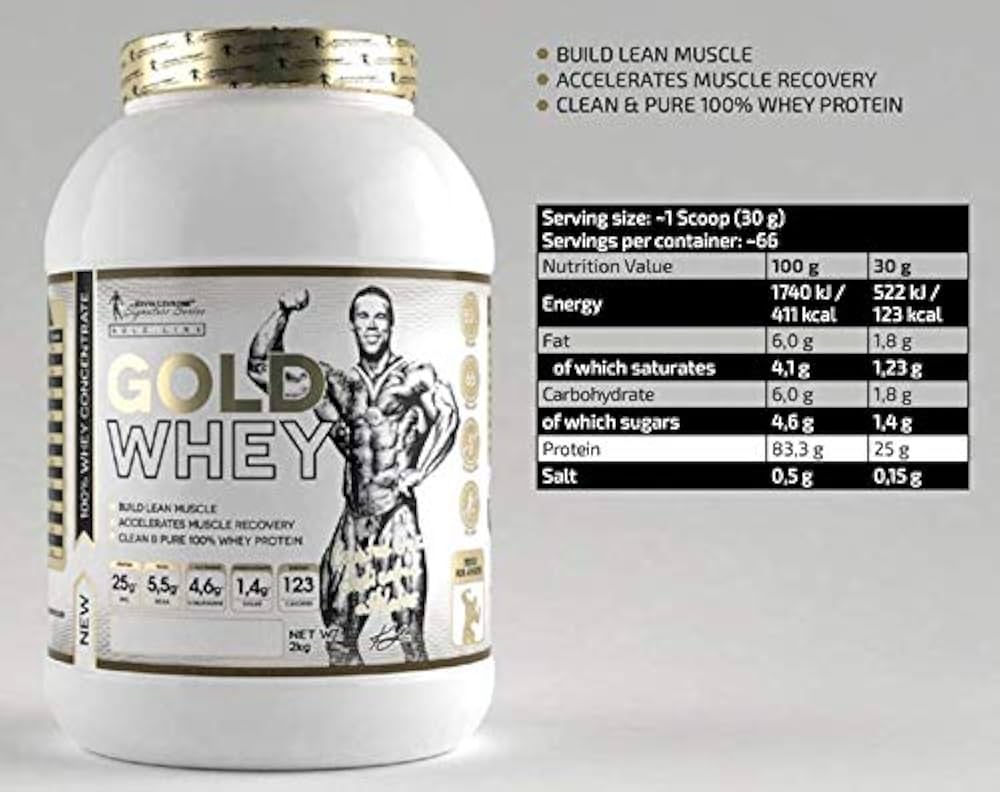 kEVIN lEVRONE Gold Whey 2kg Whey Protein (2000 g, Chocolate)