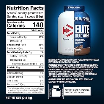 Dymatize Nutrition Elite 100% Whey Protein