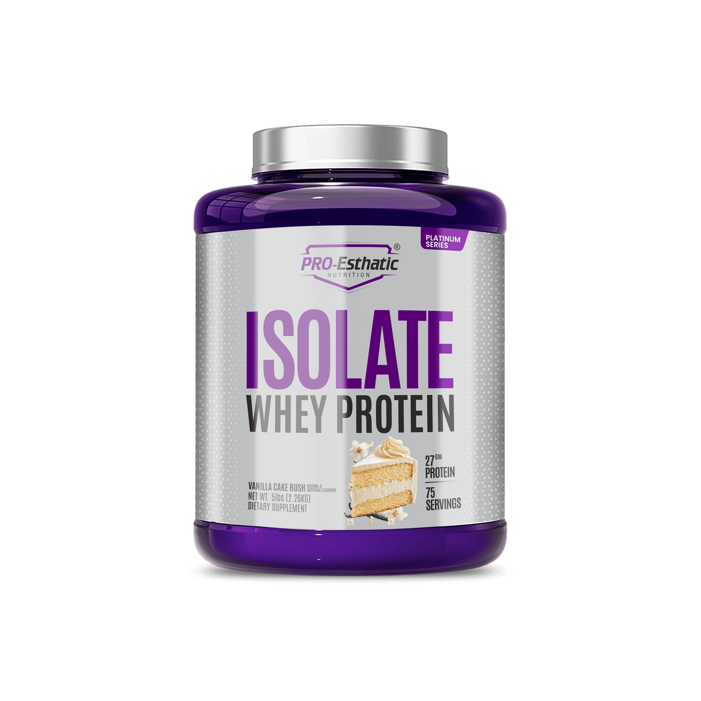 Pro-Esthatic Isolate Whey Protein – 27g Protein | Platinum Series