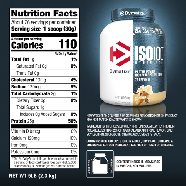 Dymatize ISO 100 -  Whey Protein Isolate