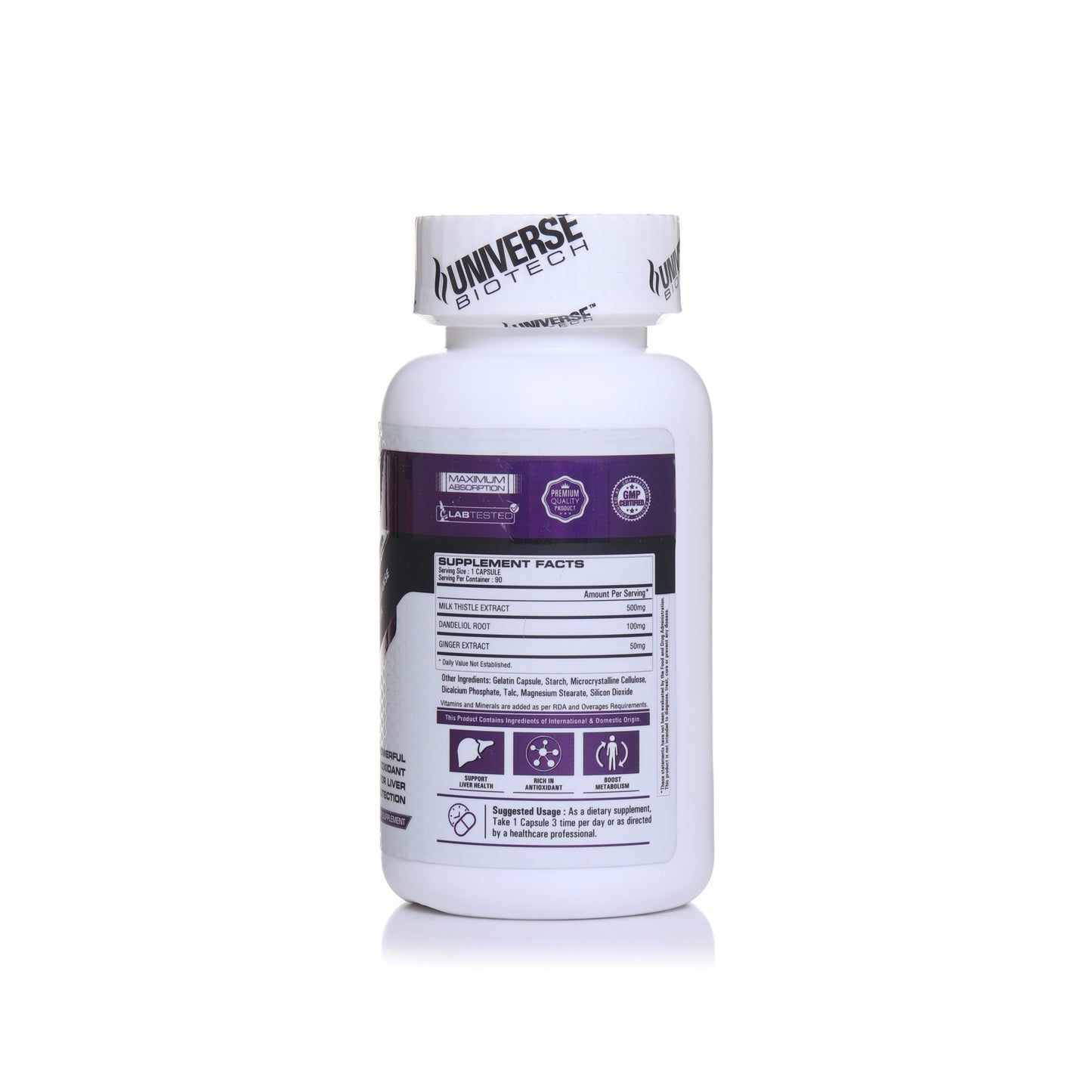 Universe Biotech Silymarin 90 Capsules