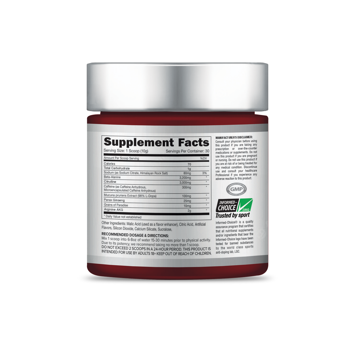 Pro-Esthatic Psycho Pre workout